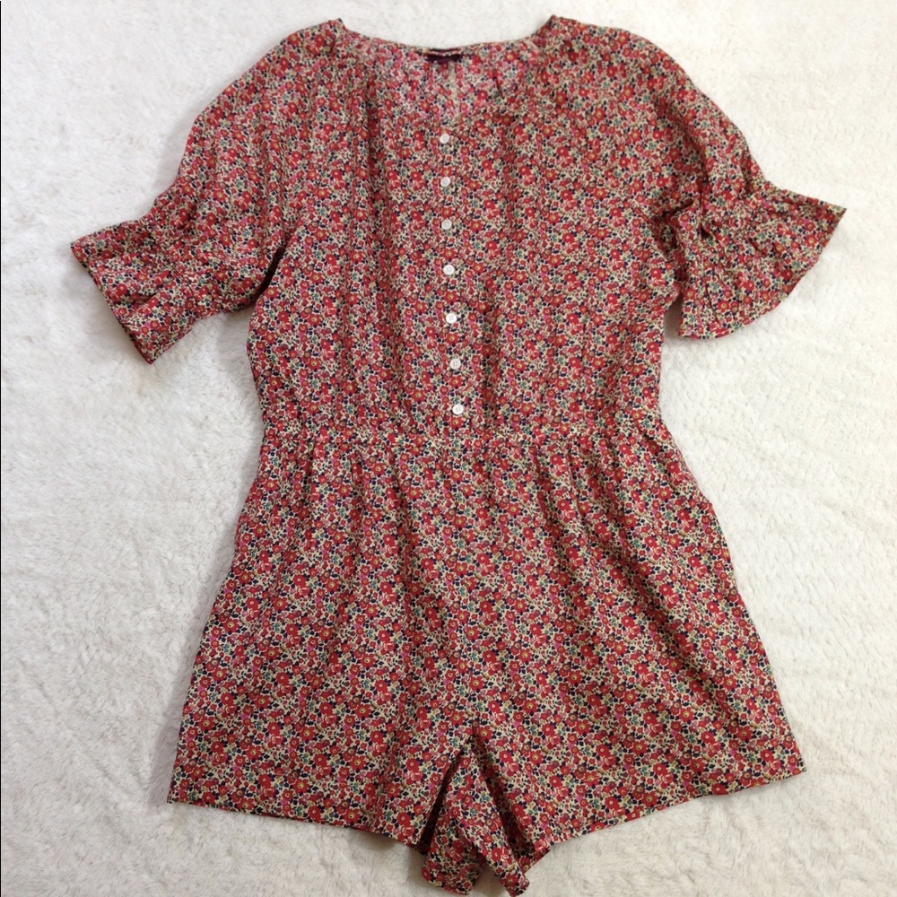 J. Crew Liberty Betsy Ann Floral Romper
